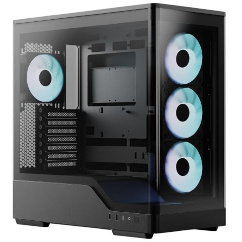 Корпус для ПК AeroCool P500A-BK-v1 Black (ACCM-PN08143.11) - Корпуса  - Корпуса 