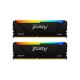 Модуль памяти для компьютера DDR4 32GB (2x16GB) 3200 MHz FURY Beast RGB Kingston Fury (ex.HyperX) (KF432C16BB2AK2/32) - Модули памяти для компьютера - Модули памяти для компьютера