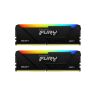 Модуль памяти для компьютера DDR4 32GB (2x16GB) 3200 MHz FURY Beast RGB Kingston Fury (ex.HyperX) (KF432C16BB2AK2/32)