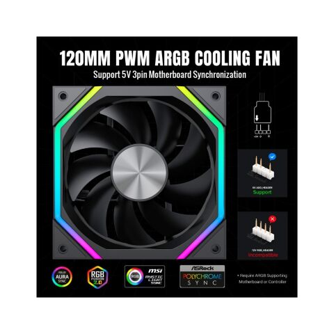 Кулер для корпуса Gamemax FN12A-N2 - Нулевой остаток (Feed)  - Нулевой остаток (Feed) 