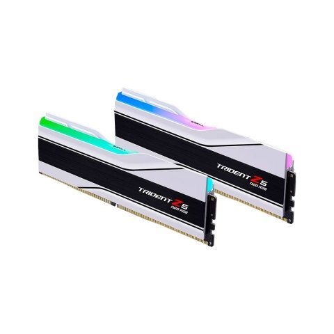 Модуль памяти для компьютера DDR5 64GB (2x32GB) 6000 MHz Trident Z5 Neo RGB Matte White G.Skill (F5-6000J3636F32GX2-TZ5NRW) - Нулевой остаток (Feed)  - Нулевой остаток (Feed)