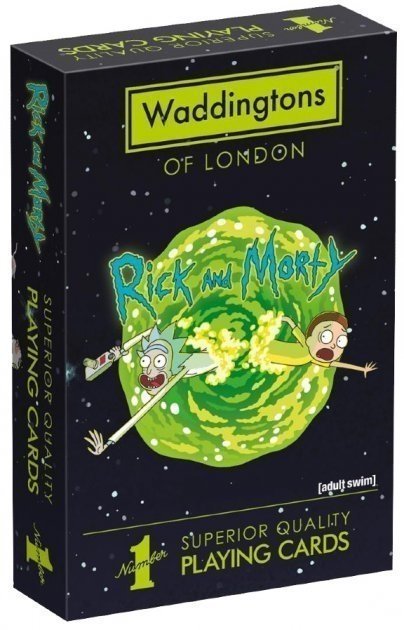 Игральные карты Рик и Морти Rick and Morty Playing Cards Game Waddingtons Number 1 -   -