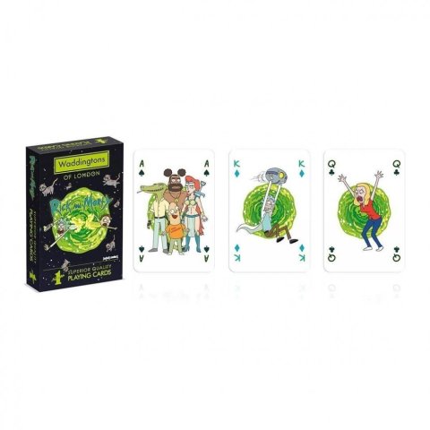 Игральные карты Рик и Морти Rick and Morty Playing Cards Game Waddingtons Number 1 -   -