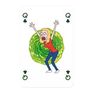 Игральные карты Рик и Морти Rick and Morty Playing Cards Game Waddingtons Number 1