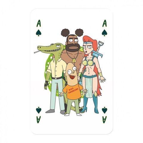 Игральные карты Рик и Морти Rick and Morty Playing Cards Game Waddingtons Number 1 -   -