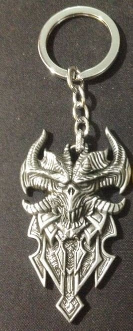 Брелок Diablo III Logo Metal silver -   -