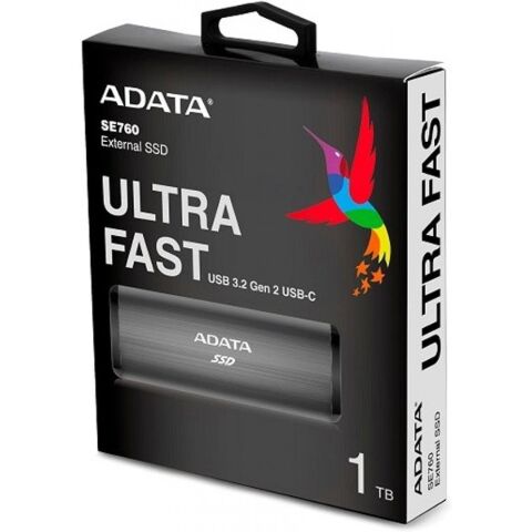 Накопитель SSD USB 3.2 256GB ADATA (ASE760-256GU32G2-CTI) - Нулевой остаток (Feed) - Нулевой остаток (Feed)