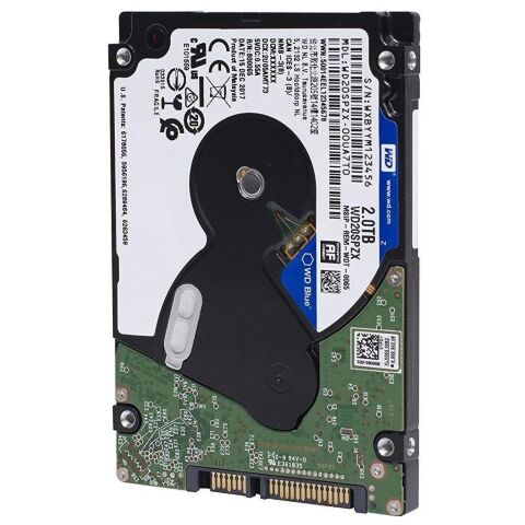Жесткий диск для ноутбука 2.5" 2TB WD (WD20SPZX) - Внутренние HDD  - Внутренние HDD 