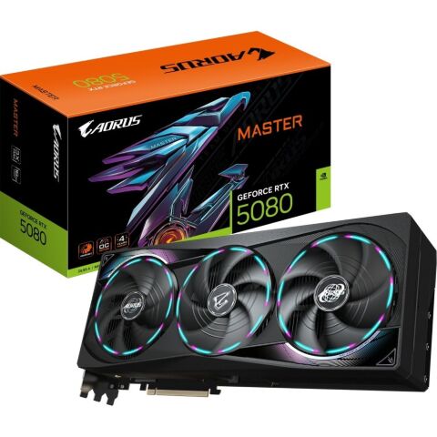 Видеокарта GIGABYTE GeForce RTX5080 16GB MASTER (GV-N5080AORUS M-16GD) - Нулевой остаток (Feed)  - Нулевой остаток (Feed) 