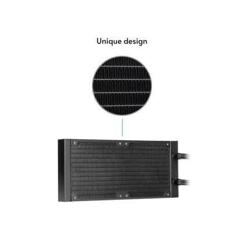 Система жидкостного охлаждения Chieftec Iceberg 360 DARK (CLC-360-BLK) - Нулевой остаток (Feed)  - Нулевой остаток (Feed) 