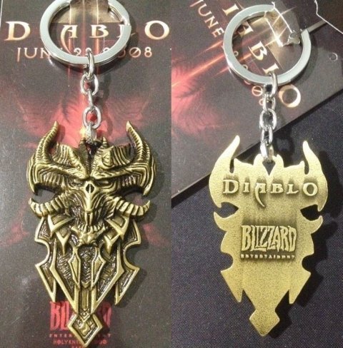 Брелок  Diablo III Logo Metal bronze -   -