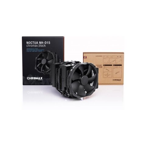 Кулер для процессора Noctua NH-D15 CHROMAX.BLACK - Нулевой остаток (Feed)  - Нулевой остаток (Feed) 