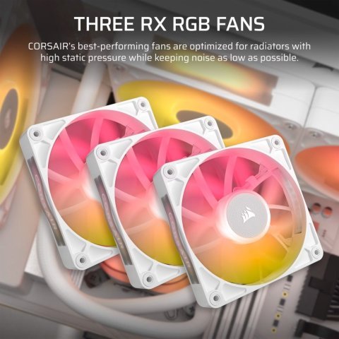 Система жидкостного охлаждения Corsair iCUE LINK TITAN 360 RX LCD White AIO (CW-9061026-WW) - Нулевой остаток (Feed)  - Нулевой остаток (Feed)