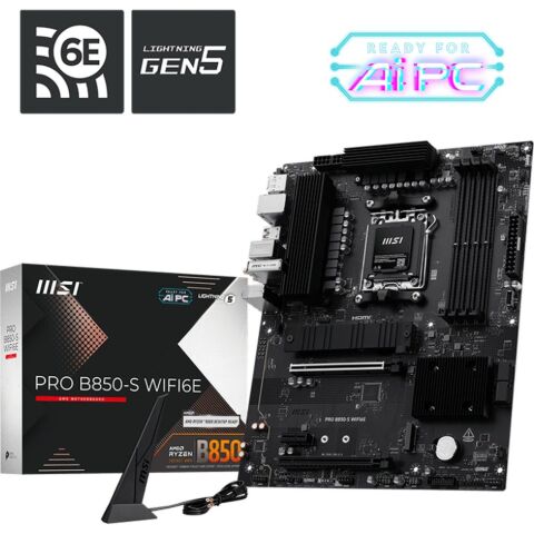 Материнская плата MSI PRO B850-S WIFI6E - Системные (материнские) платы  - Системные (материнские) платы 