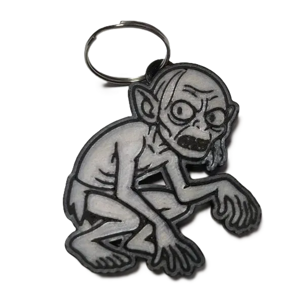 Брелок Lord of the Rings Gollum Keychain Голум ABS пластик 5 см.