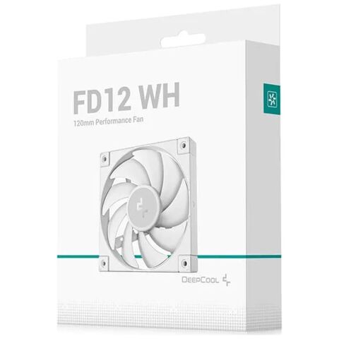 Кулер для корпуса Deepcool FD12 WH (R-FD12-WHNPN1-G) - Вентиляторы к корпусам - Вентиляторы к корпусам