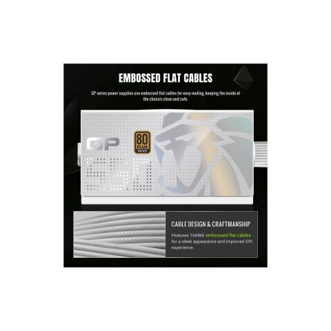 Блок питания Gamemax 550W (GP 550B WH) - Нулевой остаток (Feed)  - Нулевой остаток (Feed) 