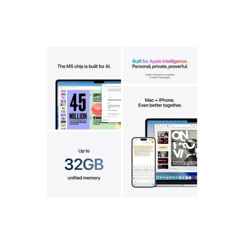 Ноутбук Apple MacBook Air 15 M5 A3448 Silver (MDVA4UA/A) - Нулевой остаток (Feed) - Нулевой остаток (Feed)