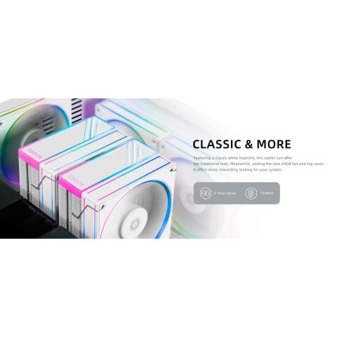 Кулер для процессора ID-Cooling Frozn A620 ARGB White (FROZN A620 ARGB White) - Кулеры к процессорам  - Кулеры к процессорам 