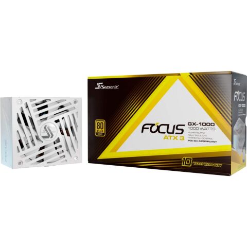 Блок питания Seasonic 1000W FOCUSGX-1000-ATX31-WH (FOCUS-GX-1000-ATX31-WHITE) - Нулевой остаток (Feed) - Нулевой остаток (Feed)
