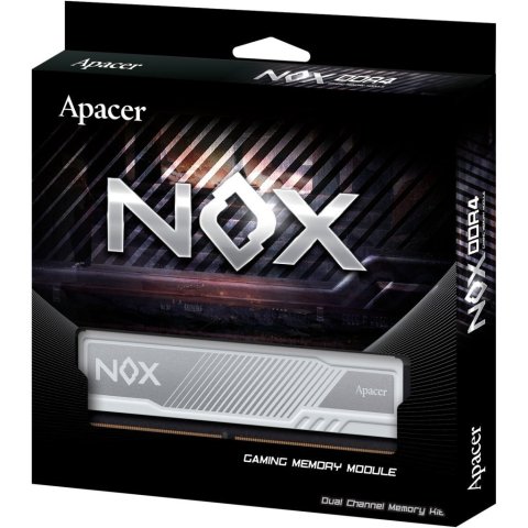 Модуль памяти для компьютера DDR4 32GB (2x16GB) 3200 MHz NOX White Apacer (AH4U32G32C28YMWAA-2) - Нулевой остаток (Feed) - Нулевой остаток (Feed)