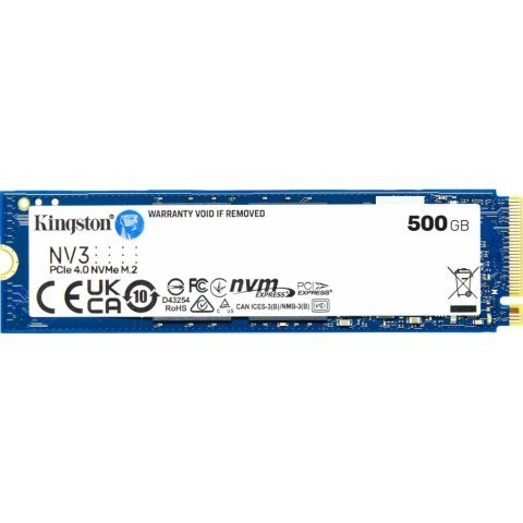 Накопитель SSD M.2 2280 500GB Kingston (SNV3S/500G) - Нулевой остаток (Feed)  - Нулевой остаток (Feed) 