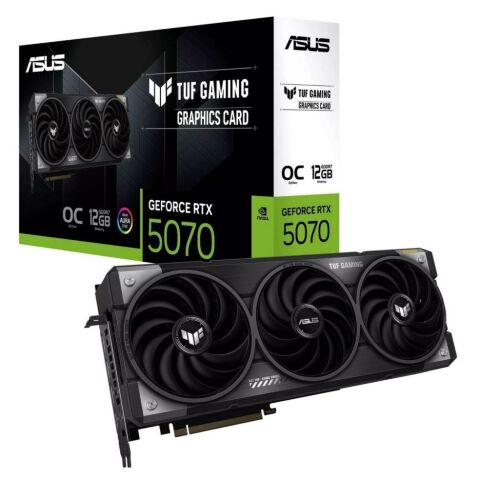 Видеокарта ASUS GeForce RTX5070 12Gb TUF OC GAMING (TUF-RTX5070-O12G-GAMING) - Нулевой остаток (Feed) - Нулевой остаток (Feed)