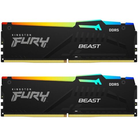 Модуль памяти для компьютера DDR5 32GB (2x16GB) 6000 MHz Beast RGB Kingston Fury (ex.HyperX) (KF560C36BBE2AK2-32) - Нулевой остаток (Feed) - Нулевой остаток (Feed)
