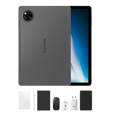 Планшет Doogee Tab A9 Pro+ 11" 6/128Gb Wi-Fi Grey VIP Edition Стилус,чохол,скло,клавіатура,мишка, БЖ (6923740264164) - Планшеты  - Планшеты 