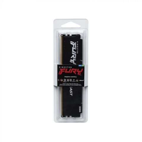 Модуль памяти для компьютера DDR5 16GB 5600 MHz Beast Black Kingston Fury (ex.HyperX) (KF556C40BB-16) - Нулевой остаток (Feed)  - Нулевой остаток (Feed) 