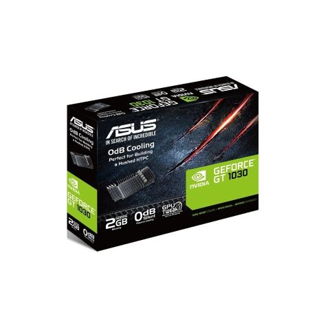 Видеокарта ASUS GeForce GT1030 2048Mb Silent (GT1030-SL-2G-BRK) - Нулевой остаток (Feed)  - Нулевой остаток (Feed) 