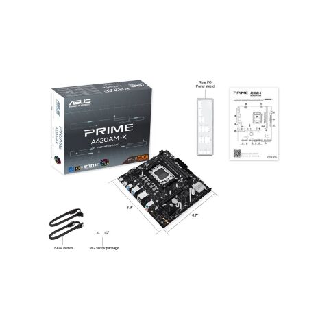 Материнская плата ASUS PRIME A620AM-K - Системные (материнские) платы  - Системные (материнские) платы 