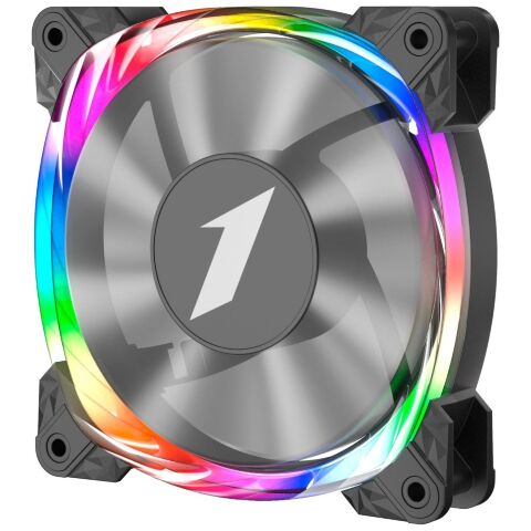 Кулер для корпуса 1stPlayer FS7 Black (FS7-BK-1IN1) - Нулевой остаток (Feed) - Нулевой остаток (Feed)