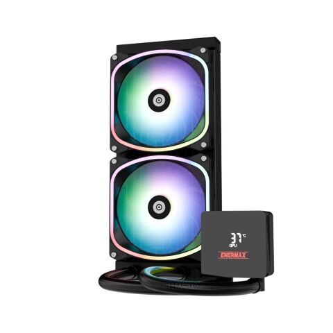 Система жидкостного охлаждения Enermax Aquafusion II 240 ARGB (ELC-AQFS240-SQA) - Нулевой остаток (Feed)  - Нулевой остаток (Feed) 