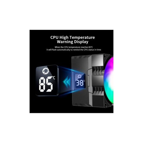 Кулер для процессора Gamemax Gamma 90 Digital BK - Кулеры к процессорам  - Кулеры к процессорам 