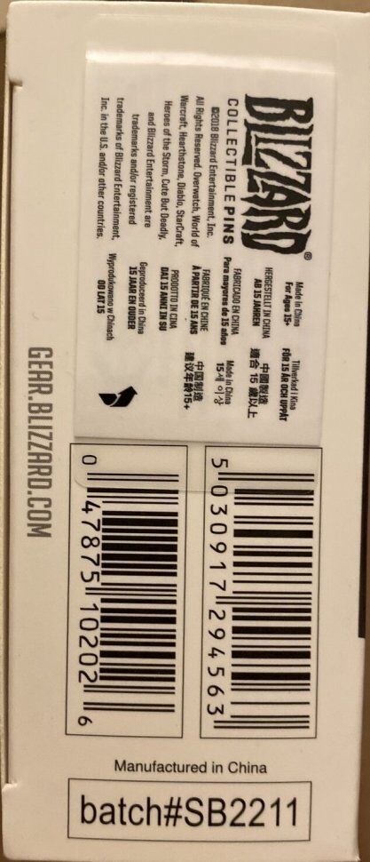 Значок Blizzard Overwatch Brigitte & Mitzi Cat Collectors Edition Pin -   -  