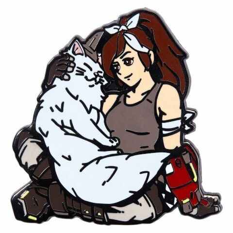Значок Blizzard Overwatch Brigitte & Mitzi Cat Collectors Edition Pin - -