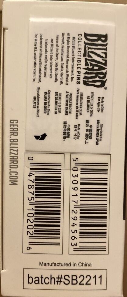 Значок Blizzard Overwatch Brigitte & Mitzi Cat Collectors Edition Pin - -