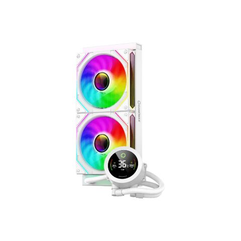 Система жидкостного охлаждения Gamemax IceBurg 240 Digital WH - Нулевой остаток (Feed) - Нулевой остаток (Feed)
