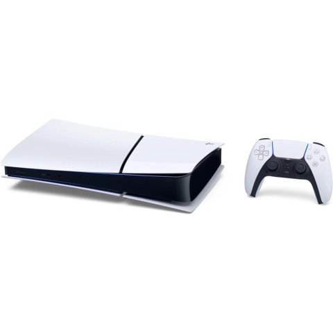 Игровая консоль Sony Playstation 5 Slim (2 геймпади Dualsense) Digital Edition (1000042066) - Нулевой остаток (Feed)  - Нулевой остаток (Feed)