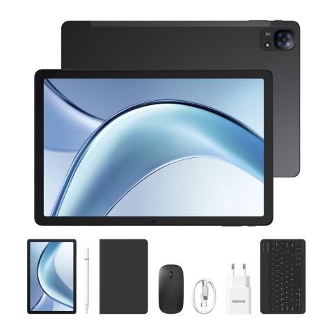 Планшет Doogee Tab E3 11" 8/256GB 4G (LTE) Black VIP Edition Стилус,чохол,скло,клавіатура,мишка, БЖ (6923740264348) - Планшеты  - Планшеты 