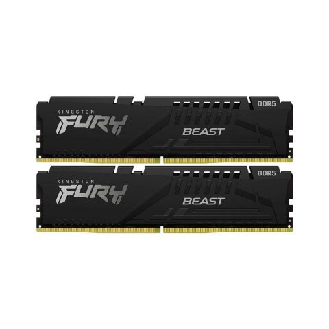 Модуль памяти для компьютера DDR5 32GB (2x16GB) 6000 MHz Fury Beast Black Kingston Fury (ex.HyperX) (KF560C36BBE2K2-32) - Модули памяти для компьютера - Модули памяти для компьютера