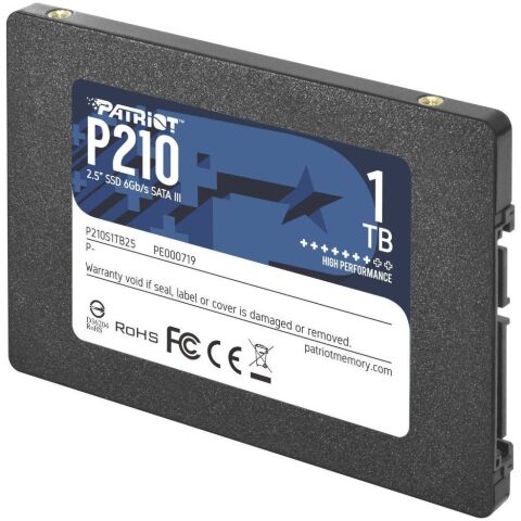 Накопитель SSD 2.5" 1TB Patriot (P210S1TB25) - Нулевой остаток (Feed)  - Нулевой остаток (Feed) 