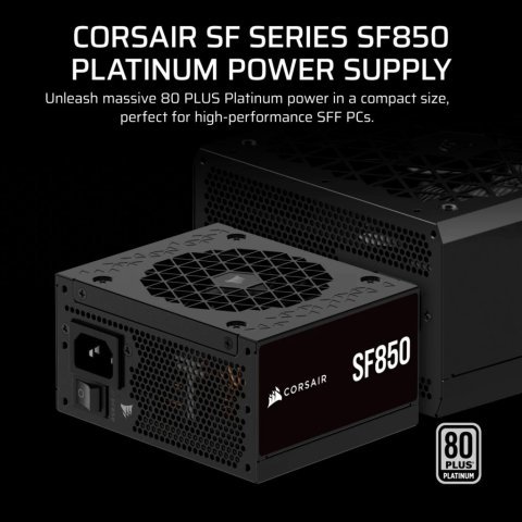 Блок питания Corsair 850W SF850 (CP-9020256-EU) - Нулевой остаток (Feed) - Нулевой остаток (Feed)