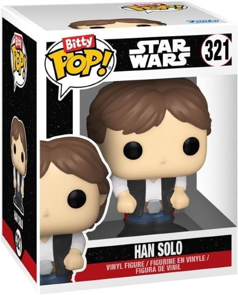 Фигурки Funko Bitty Ride: Star Wars Han Solo with Millenium Falcon фанко Хан Соло и Сокол тысячилетия -   -  