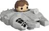 Фігурки Funko Bitty Ride: Star Wars Han Solo with Millenium Falcon фанко Хан Соло та Сокіл тисячоліття