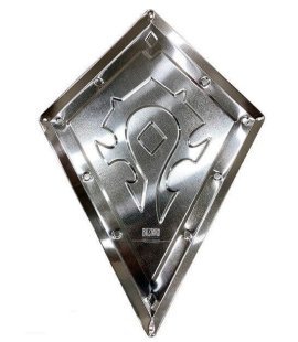 Табличка металлическая Blizzard World of Warcraft Horde Shield Варкрафт Орда 35x25 см
