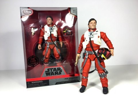 Фигурка Disney Star Wars Elite Series Die-cast Poe Dameron Figure Звёздные войны По Дэмерон 19 см. - -