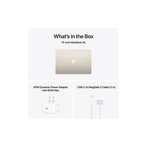 Ноутбук Apple MacBook Air 15 M5 A3448 Starlight (MDVF4UA/A) - Нулевой остаток (Feed)  - Нулевой остаток (Feed) 