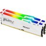 Модуль памяти для компьютера DDR5 32GB (2x16GB) 5600 MHz FURY Beast White RGB Kingston Fury (ex.HyperX) (KF556C36BWEAK2-32)